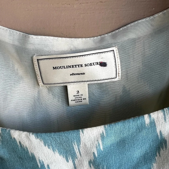 Anthropologie Moulinette Soeurs Mini Dress - Silk Sleeveless Party - Size 2 - Picture 2 of 5